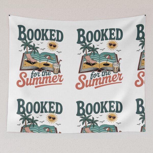 Item preview, Booked for the Summer T-Shirt – Cute Funny Book Lover Beach Reading Shirt for Women, Teachers, Readers, and Summer Vacation designed and sold by Glow Wind ⭐⭐⭐⭐⭐.