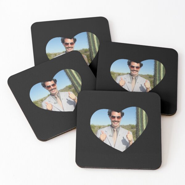 Item preview, Borat in heart shape designed and sold by tigerrrcat.