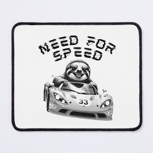 Item preview, Need For Speed Funny Sloth Car Racing designed and sold by TrueArtsStore.