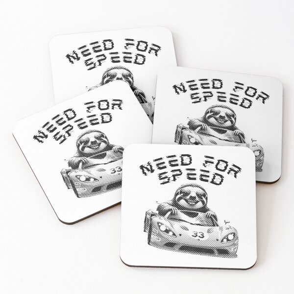 Item preview, Need For Speed Funny Sloth Car Racing designed and sold by TrueArtsStore.