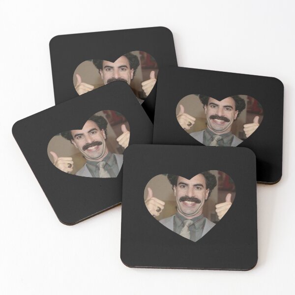 Item preview, Borat in heart shape designed and sold by tigerrrcat.