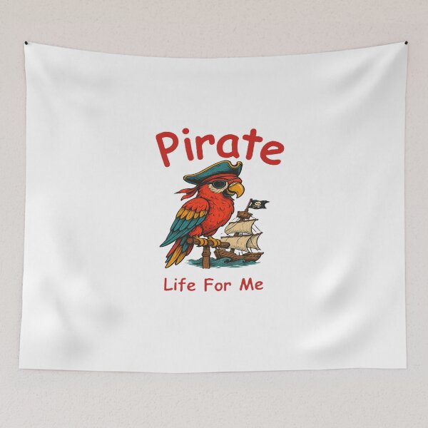 Item preview, Swashbuckler Parrot Pirate designed and sold by artlife709.
