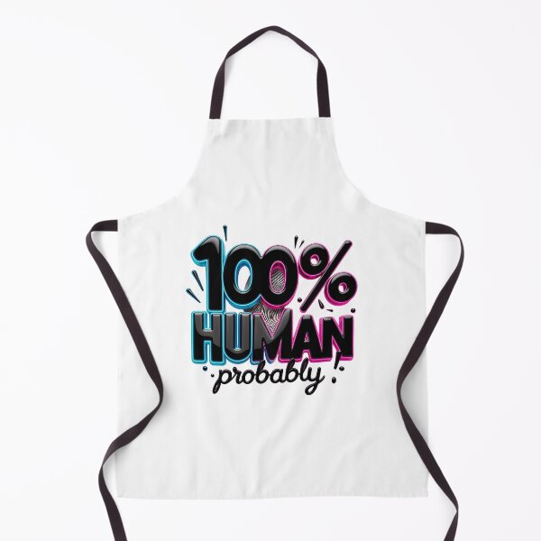 Item preview, AI Humor - 100% Human Probably designed and sold by KLERIKSTORE.