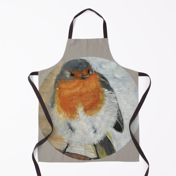 Artikelvorschau, Rotkehlchen, handbemalt, Einzigartig, Birdsnstuff entworfen und verkauft von DiensDesign.