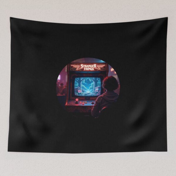 Item preview, Stanger Things - Fan Art  Let's Play -  80's Arcade Vibes designed and sold by SentientGallery.