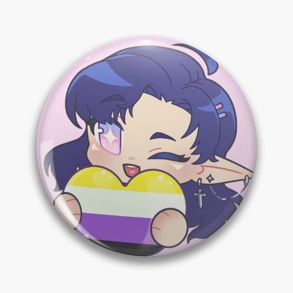 Item preview, Non-Binary Flag Sticker designed and sold by Ackimi.