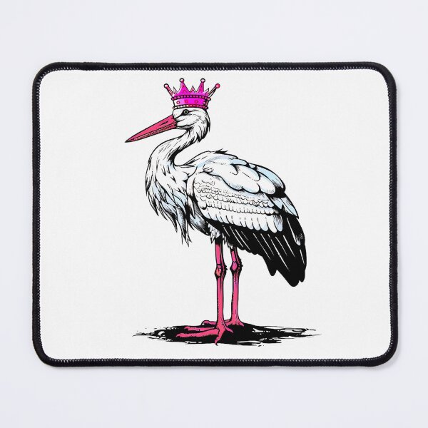 Item preview, Cute Stork Sticker designed and sold by ArtbyJustis.