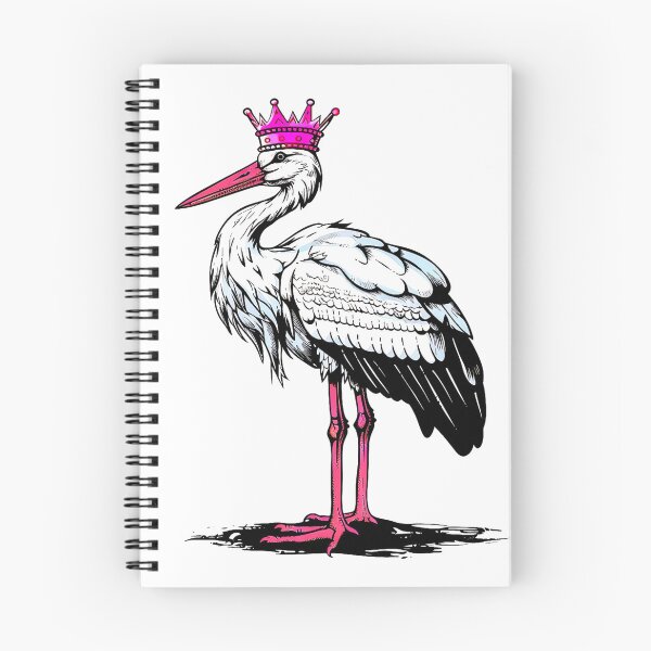 Item preview, Cute Stork Sticker designed and sold by ArtbyJustis.