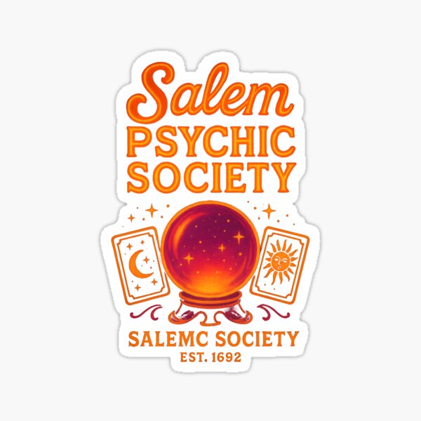 Aperçu de l'œuvre Société psychique de Salem – Est. 1692 créée et vendue par Uglyandcute.
