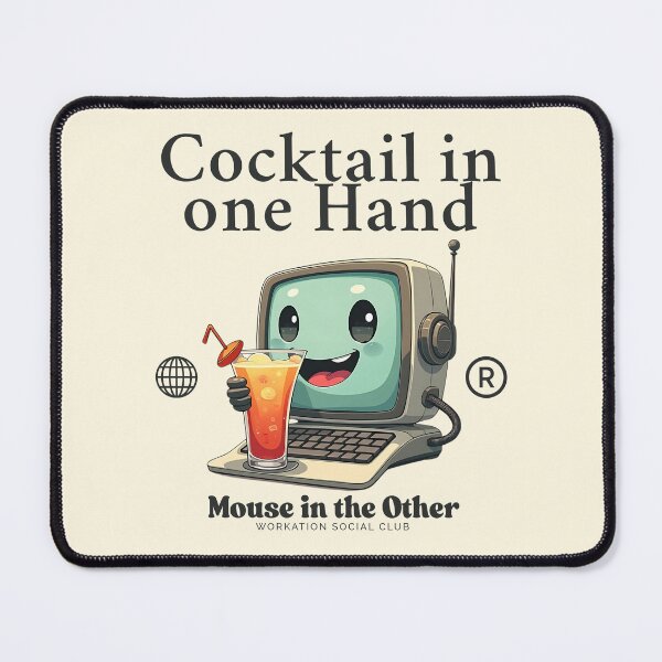 Item preview, Cocktail in one hand, mouse in the other designed and sold by Peerless-Prime.