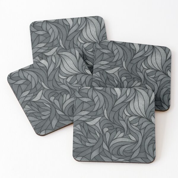Item preview, Abtract black,gray tones pattern designed and sold by Pacika.
