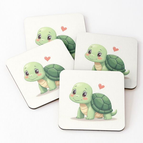Item preview, Cute Baby Turtle – Kawaii Animal Design for Stickers, T-Shirts & Mugs designed and sold by JuliJoy.