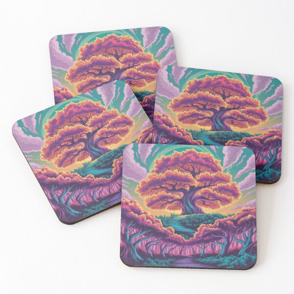 Item preview, Autumn landscape in psychedelic style. designed and sold by Lilashakti ⭐️ ⭐️ ⭐️ ⭐️ ⭐️.