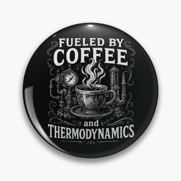 Item preview, Fueled by Coffee and Thermodynamics designed and sold by Ambient Mind Design.