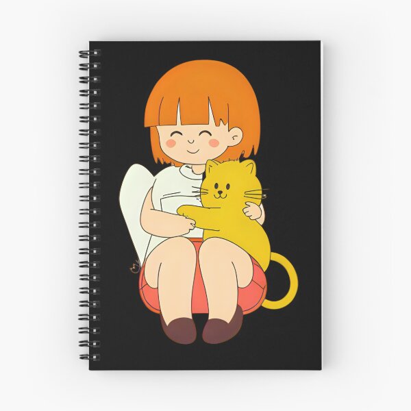 Artikelvorschau, Kopie von Kawaii-Mädchen mit Katze – Niedliche Pastell-Anime-Stil-Illustration_2 entworfen und verkauft von Hayat by Hafsa.