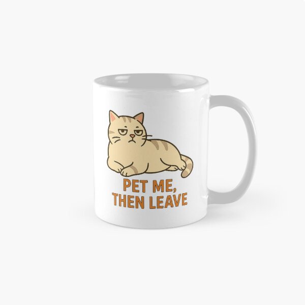 Item preview, Grumpy Cat Attitude – Pet Me Then Leave designed and sold by FriskySloths.