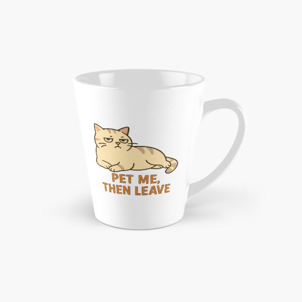 Item preview, Grumpy Cat Attitude – Pet Me Then Leave designed and sold by FriskySloths.