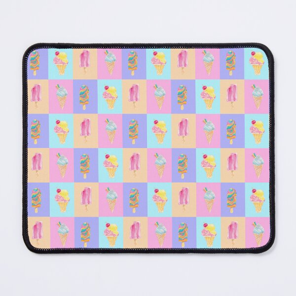Item preview, Taste of Summer, Four Ice Creams on Pops of Colour designed and sold by Sarah Rudge.