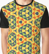 triangle reason modern texture seamless colorful repeat pattern Graphic T-Shirt