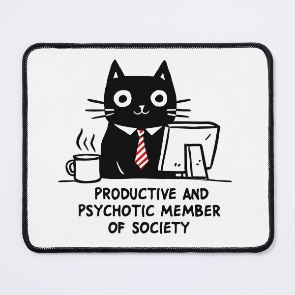 Item preview, Productive and psychotic member of society designed and sold by ChrisM63.