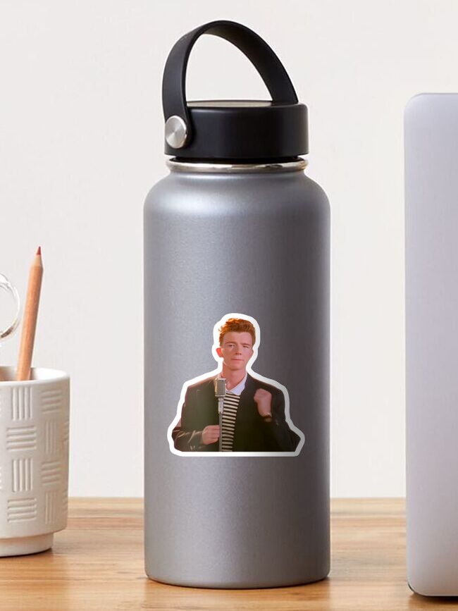 Thumbnail 1 of 3, Sticker, Rick Astley meme designed and sold by william2a.