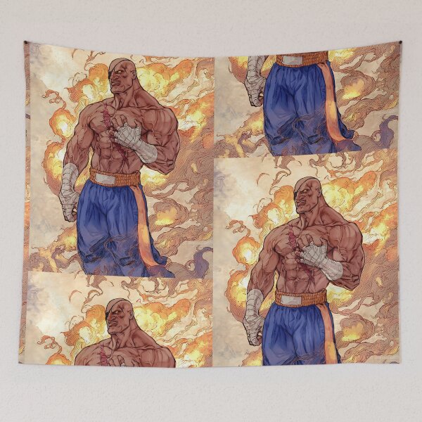 Item preview, Sagat Street Fighter designed and sold by bapupa.