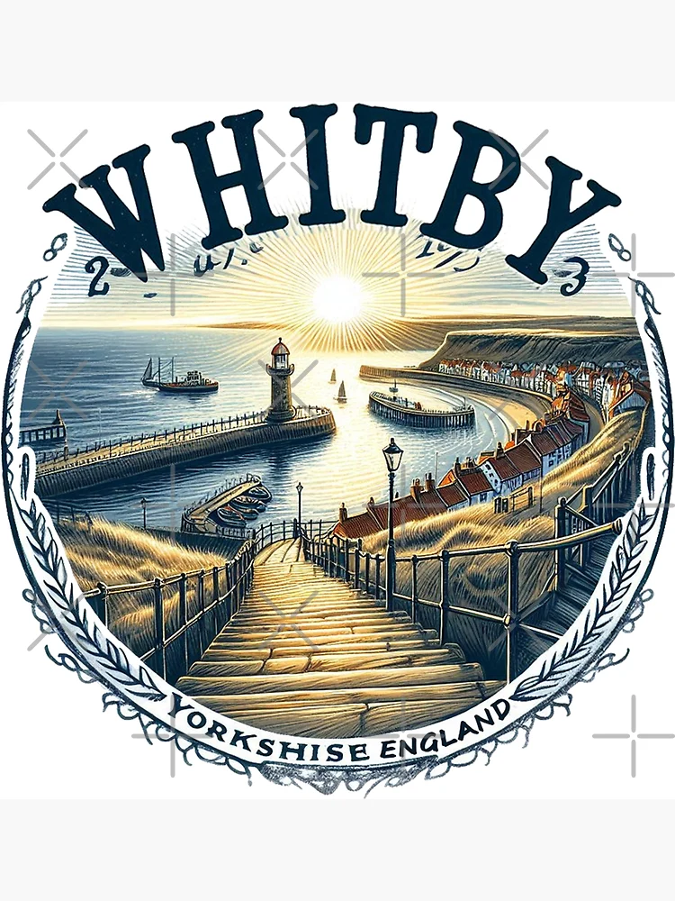Thumbnail 3 of 3, Poster, Whitby designed and sold by devonclemon.