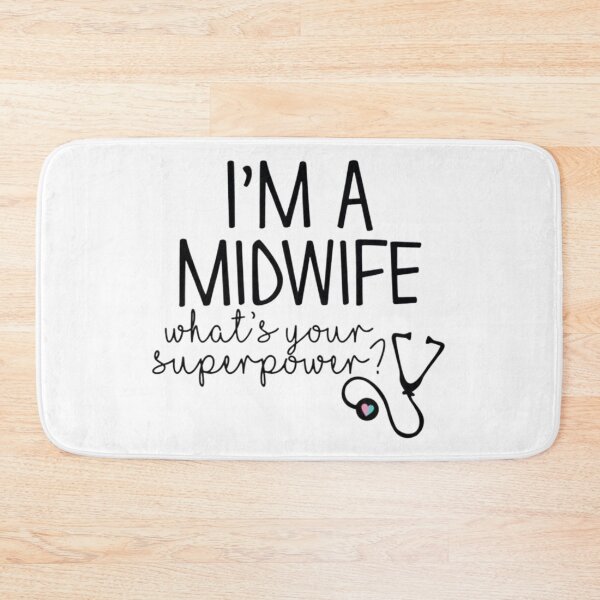 Item preview, Midwife Superpower Quote for Labor and Delivery Nurses designed and sold by BunBuntheDog-.