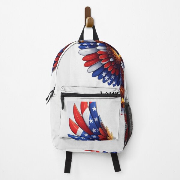 Item preview, Patriotic 3D Bald Eagle with American Flag – USA Pride T-Shirt Design designed and sold by SoulMint.