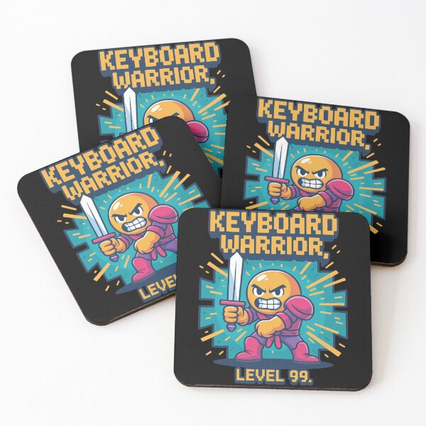 Item preview, Funny Pixel Keyboard Warrior Gift For Gamers designed and sold by MonkiFlipp.