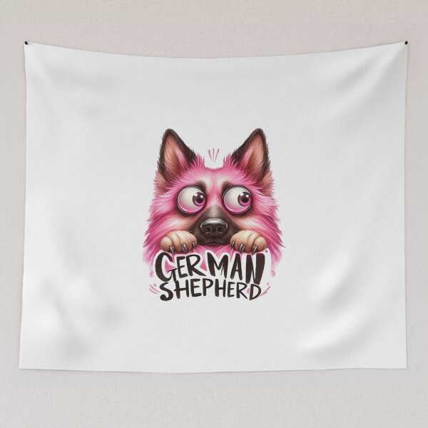 Item preview, Pink German Shepherd designed and sold by devonclemon.