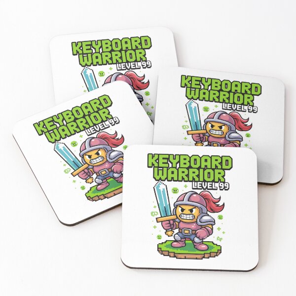 Item preview, Funny Pixel Keyboard Warrior Gift For Gamers designed and sold by MonkiFlipp.