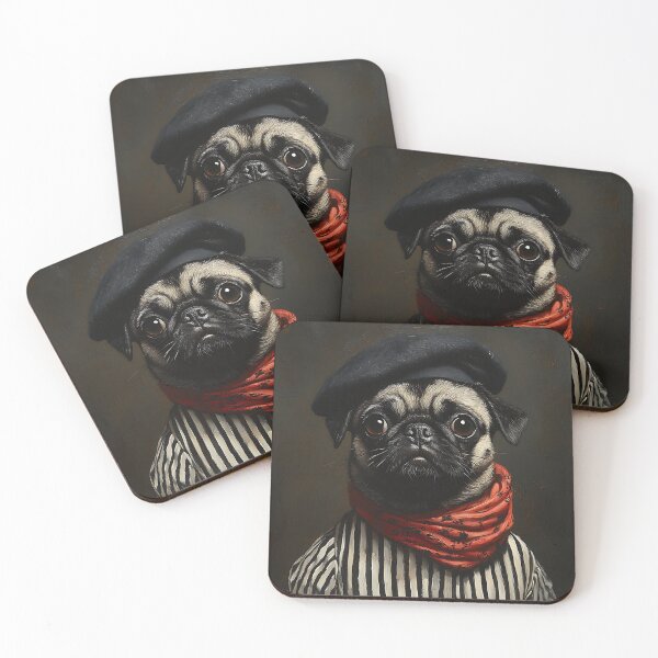 Item preview, French Pug - Paris Pug - Stylish Animal Art designed and sold by Chrisjeffries24.