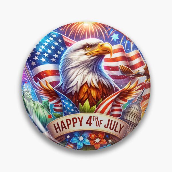 Item preview, Happy 4th of July designed and sold by GalleryGlow Fantasy Art.
