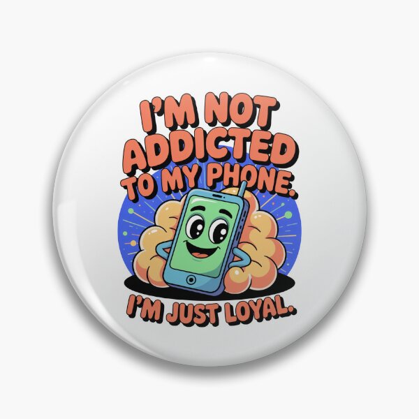 Item preview, Funny Cartoonish Phone Addicted Loyal  designed and sold by MonkiFlipp.