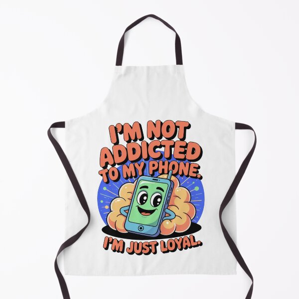 Item preview, Funny Cartoonish Phone Addicted Loyal  designed and sold by MonkiFlipp.