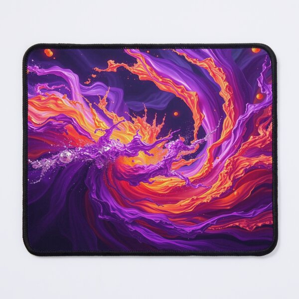 Item preview, Vibrant Abstract Dreamscape – Flood of colors meets dynamic forms in surreal harmony designed and sold by FotoworldEdel.