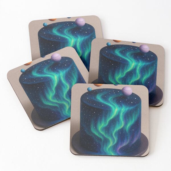 Item preview, Cosmic Aurora Galaxy Cake designed and sold by Veil Studio.