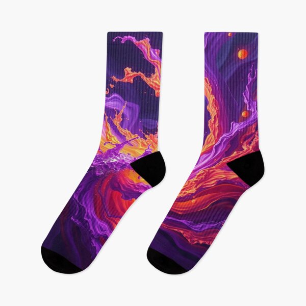 Item preview, Vibrant Abstract Dreamscape – Flood of colors meets dynamic forms in surreal harmony designed and sold by FotoworldEdel.