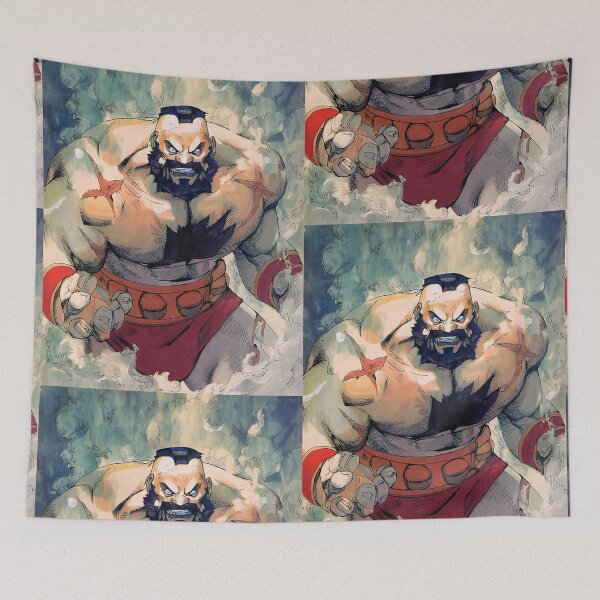 Item preview, Red Cyclone Zangief Street Fighter designed and sold by bapupa.