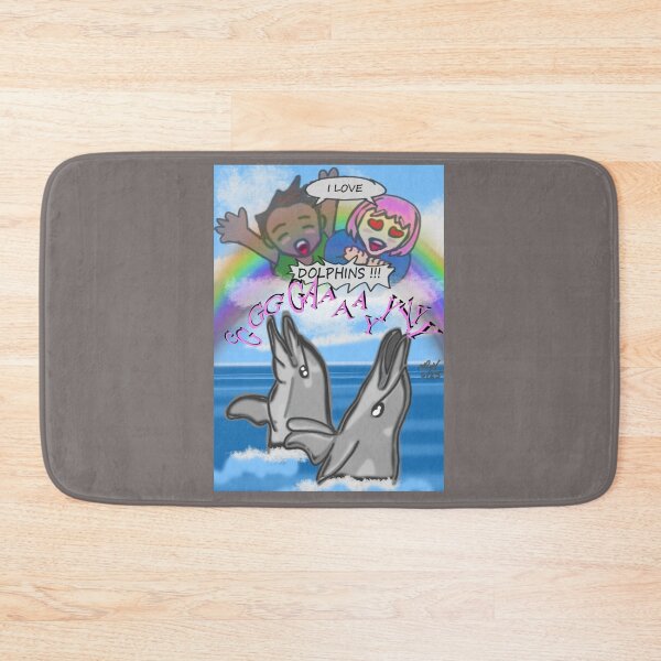 Item preview, DOLPHINS ARE GAY (GAY PRIDE) designed and sold by Rynkeolanui.