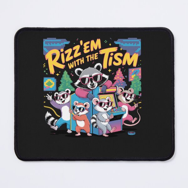 Item preview, Rizz'Em With The Tism Autism Awareness designed and sold by universe-hold ⭐⭐⭐⭐⭐.