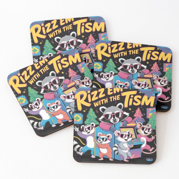 Item preview, Rizz'Em With The Tism Autism Awareness designed and sold by universe-hold ⭐⭐⭐⭐⭐.