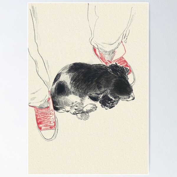 Item preview, Day plans canceled — happiness is asleep on my feet! designed and sold by Victoria Dael.
