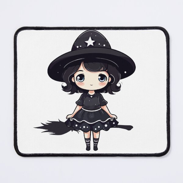 Item preview, Cute black witch on a broom designed and sold by Printdesigns1.