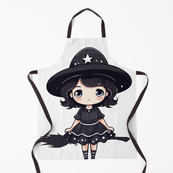 Item preview, Cute black witch on a broom designed and sold by Printdesigns1.