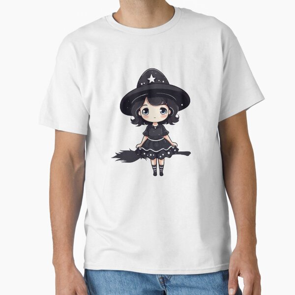 Item preview, Cute black witch on a broom designed and sold by Printdesigns1.