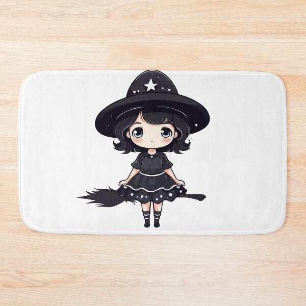 Item preview, Cute black witch on a broom designed and sold by Printdesigns1.