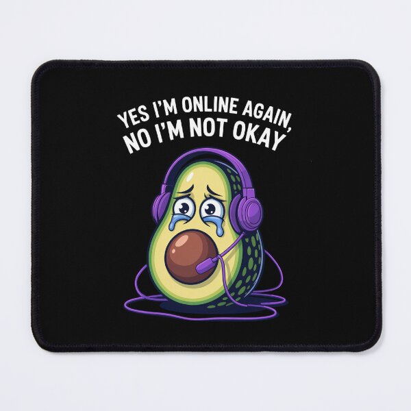 Item preview, Funny Cartoonish Avocado Crying Online designed and sold by MonkiFlipp.