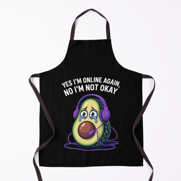 Item preview, Funny Cartoonish Avocado Crying Online designed and sold by MonkiFlipp.